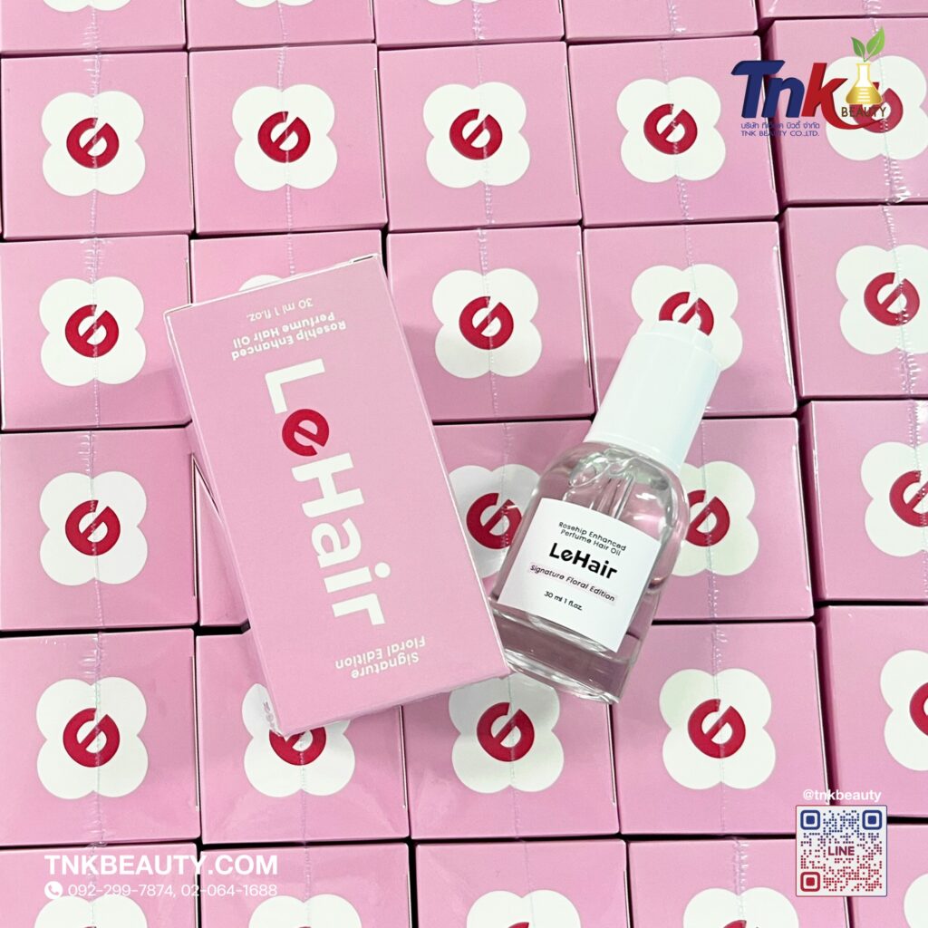ผลิตภัณฑ์ Hair Oil แบรนด์ LeHair ผลิตโดย TNK Beauty