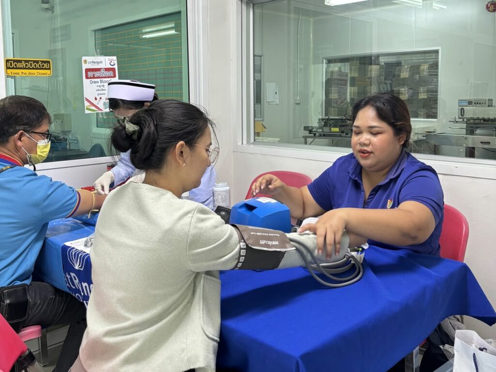 กิจกรรมตรวจสุขภาพประจำปี-พนักงาน-OEM-TNK-Beauty